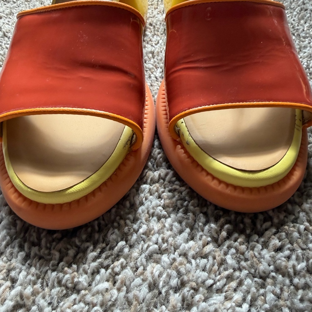 John Fluevog F-Trip Bridgett Leather Sandals - Picture 3 of 9